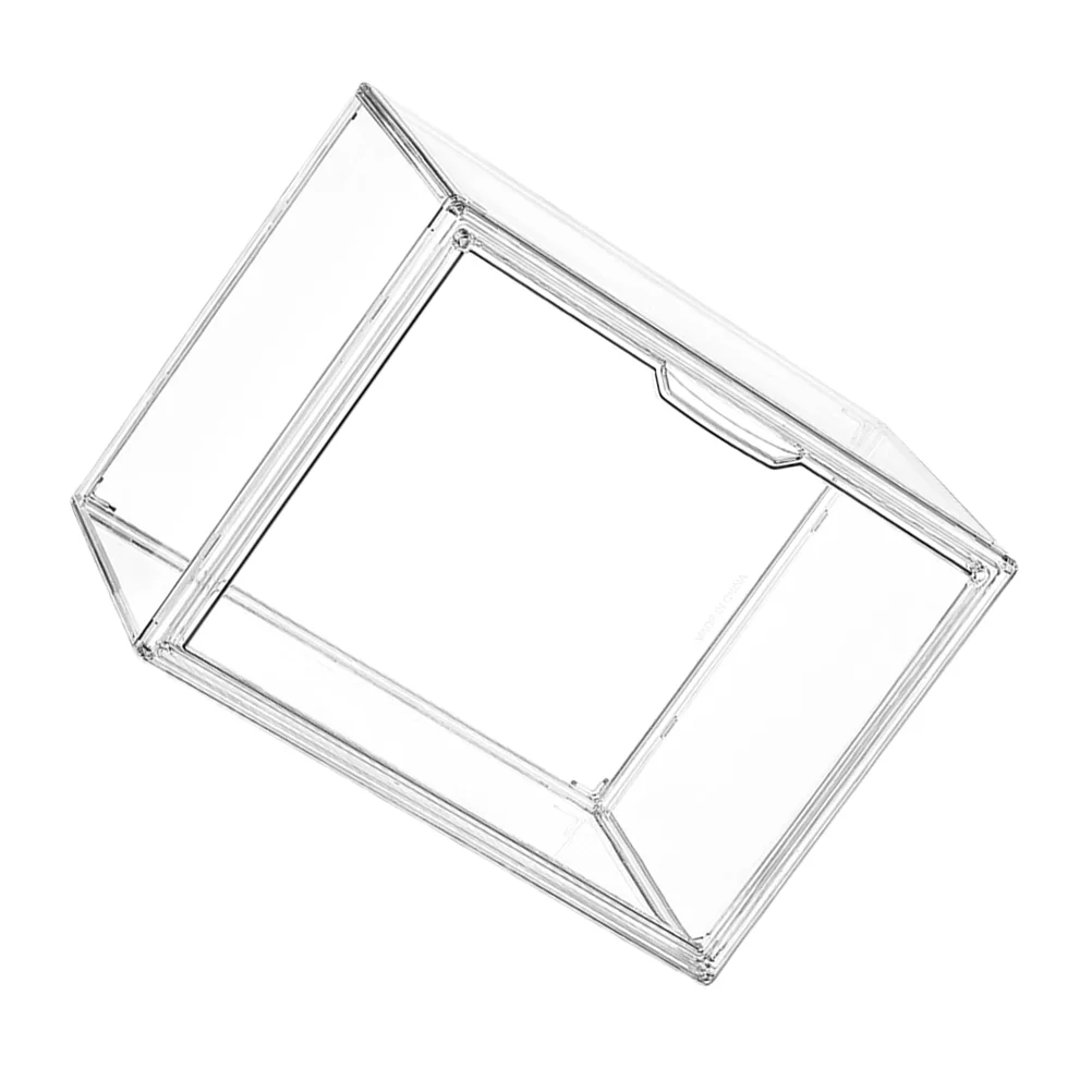 Clear Book Bins for Efficient Organization and Storage Solution Transparent Storage Containers for Books and More