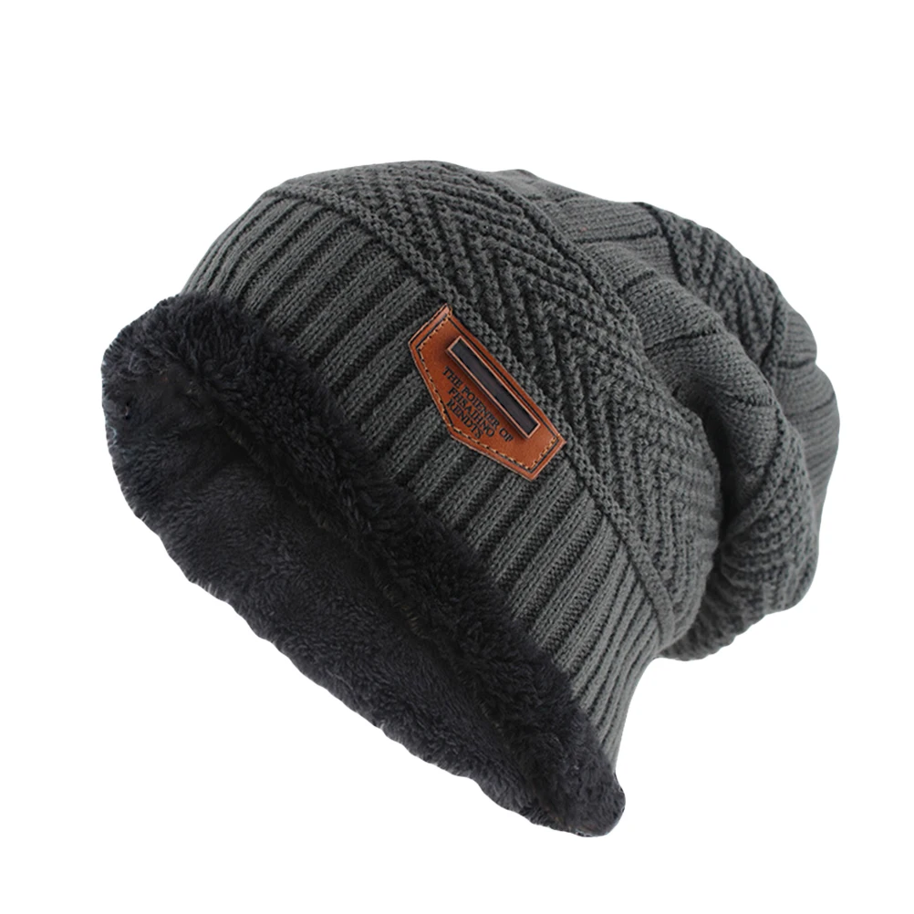 

Knit Thick Warm Beanies Soft Brim Knit Hat Design Outdoor Cycling Hats Keeps Hair Neat
