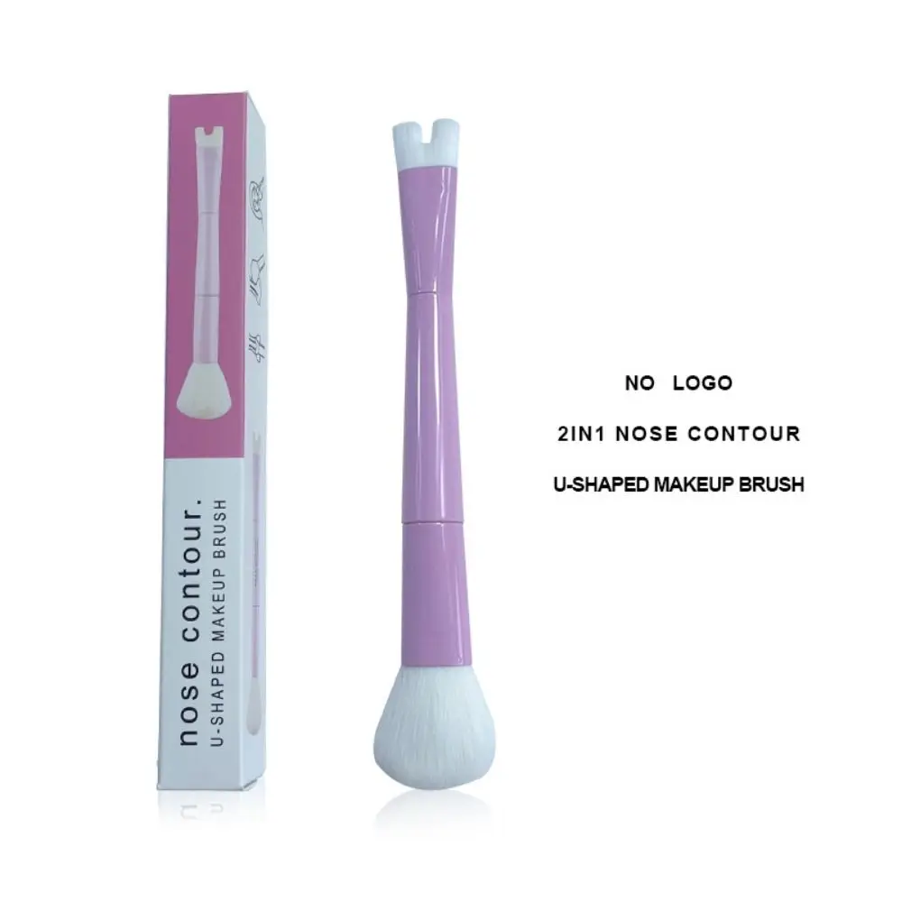 Brocha para esculpir el contorno de la nariz para mujer, brocha multiusos de doble punta para la nariz, brocha de maquillaje para el contorno de la nariz, Maquillaje facial