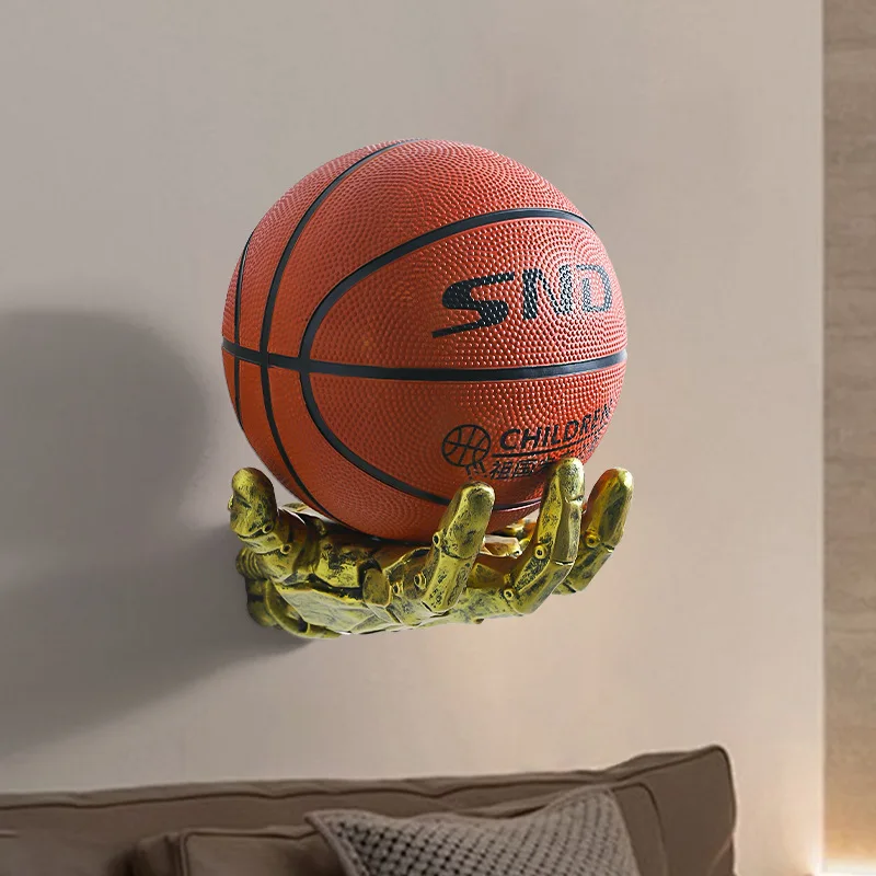 Cyberpunk Roboter Basketball Aufbewahrungsregale Kleidung Fußball Wandmontierte Wanddekoration