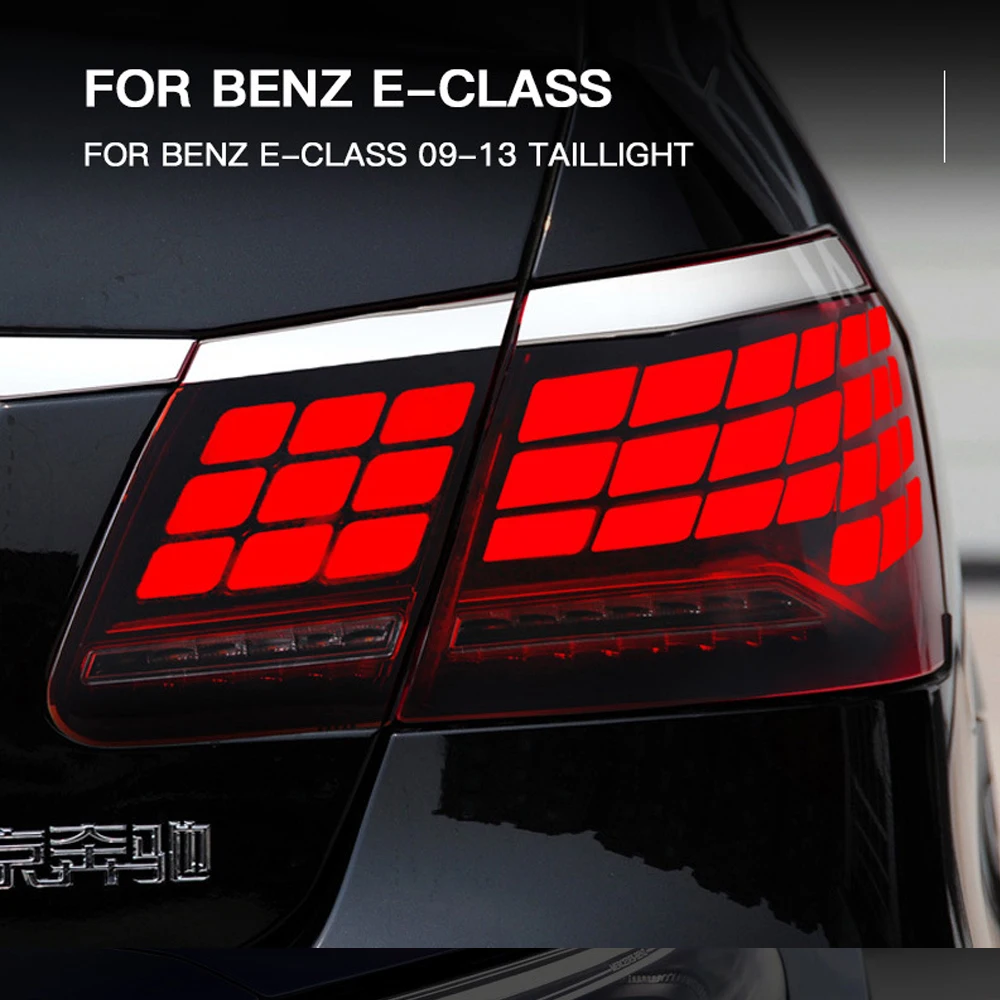 

Автомобильные фары для Benz W212, задний фонарь 2009-2015 E-Class E200 E260 E300, светодиодный задний фонарь DRL, сигнальный тормоз, задний ход, автоаксессуары