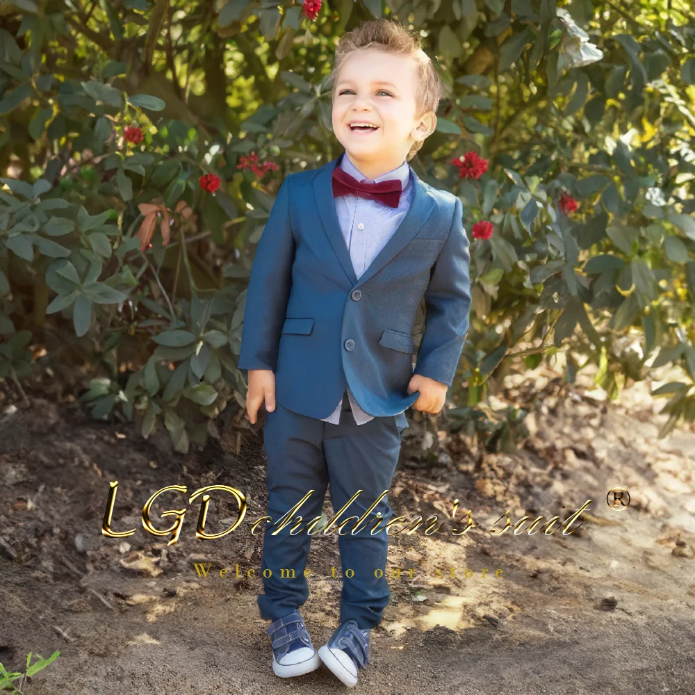 Suit for children aged 3~16 years old - (jacket + trousers) suitable for weddings, parties, celebrations and customized suits