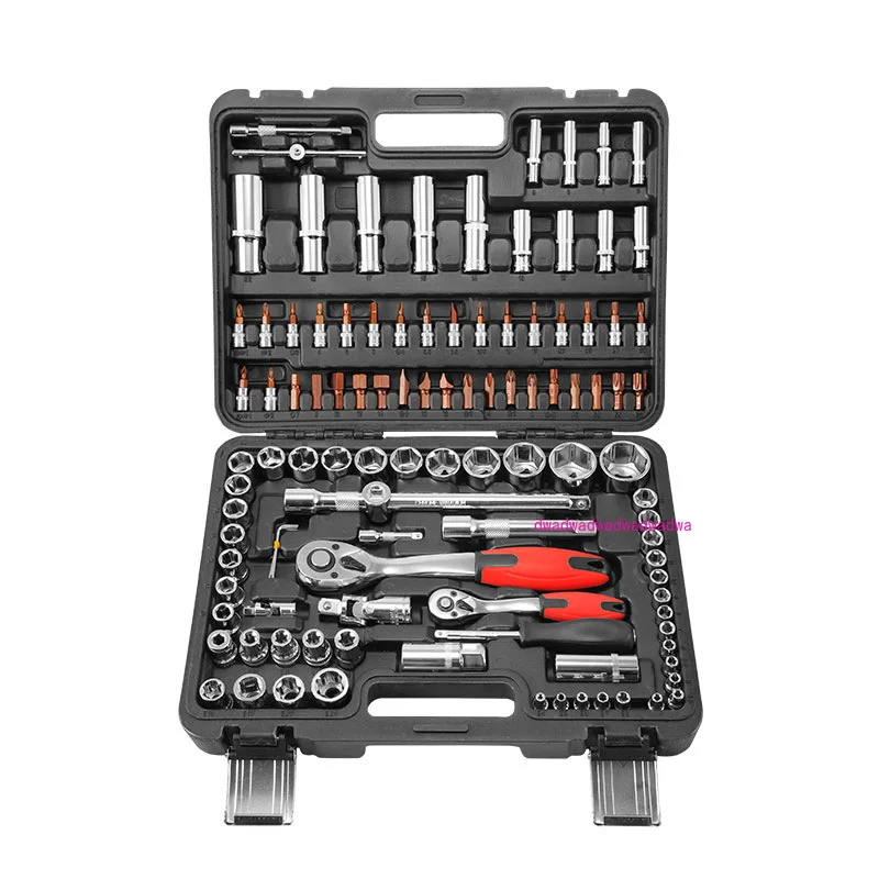 108 Pieces Auto Repair Sleeve Wrench Auto Tools Daquan Set Combined Repair Sleeve