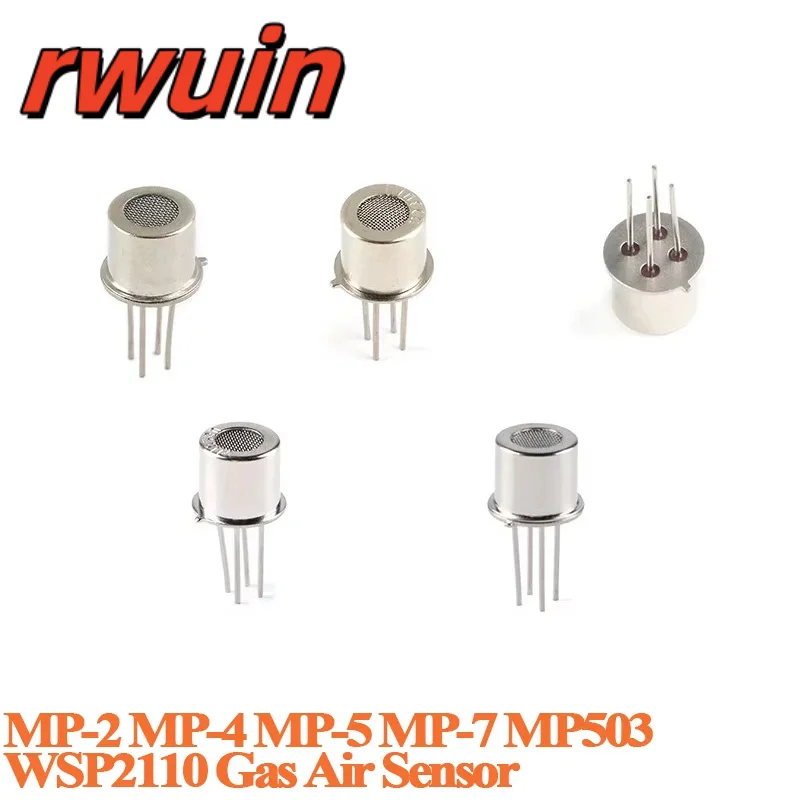 10pcs/1pc MP-2 MP-4 MP-5 MP-7 MP-503 WSP2110 Gas Sensor Detection Air Quality Propane CO Liquefied Gas Combustible Alarm Smoke