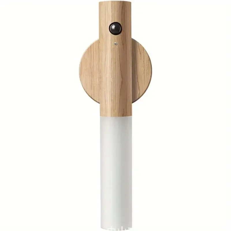 Intelligent Human Body Induction Night Light Led Home Charging Function Automatic Aisle Corridor Induction Light Wooden