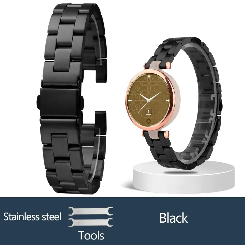 

Металлический ремешок из нержавеющей стали, ремешок для часов Garmin Lily, сменная петля, браслет, спортивный ремешок для умных часов