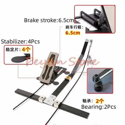 

Car Co Pilot Brake Switch Device T-Shaped Bracket Without Punching Universal Co Pilot Brake Fit for Accompanying Trainer Car