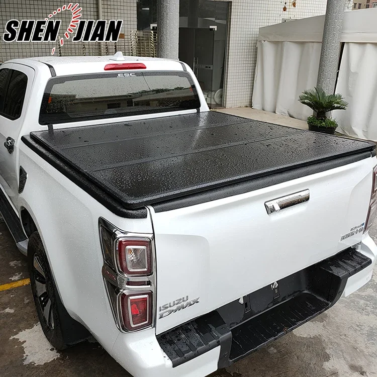 Top Quality Truck Bed Cover Hard Tri-fold Tonneau  for Isuzu D-max