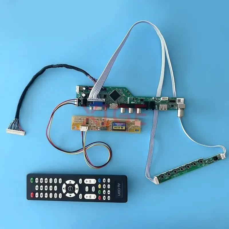 

Для LTN154P1 LTN154P2 LTN154P3 плата драйвера контроллера 1CCFL ЖК-дисплей AV + HDMI + VGA + IR + USB комплект 1680*1050 30-контактный LVDS ТВ аналоговый