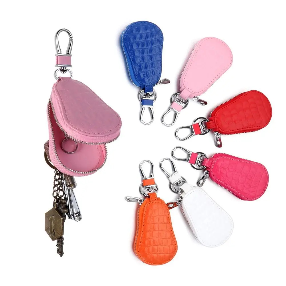 

Классический держатель для ключей на молнии, чехол для ключей из натуральной кожи, держатель для ключей, кошелек, сумки для ключей от машины