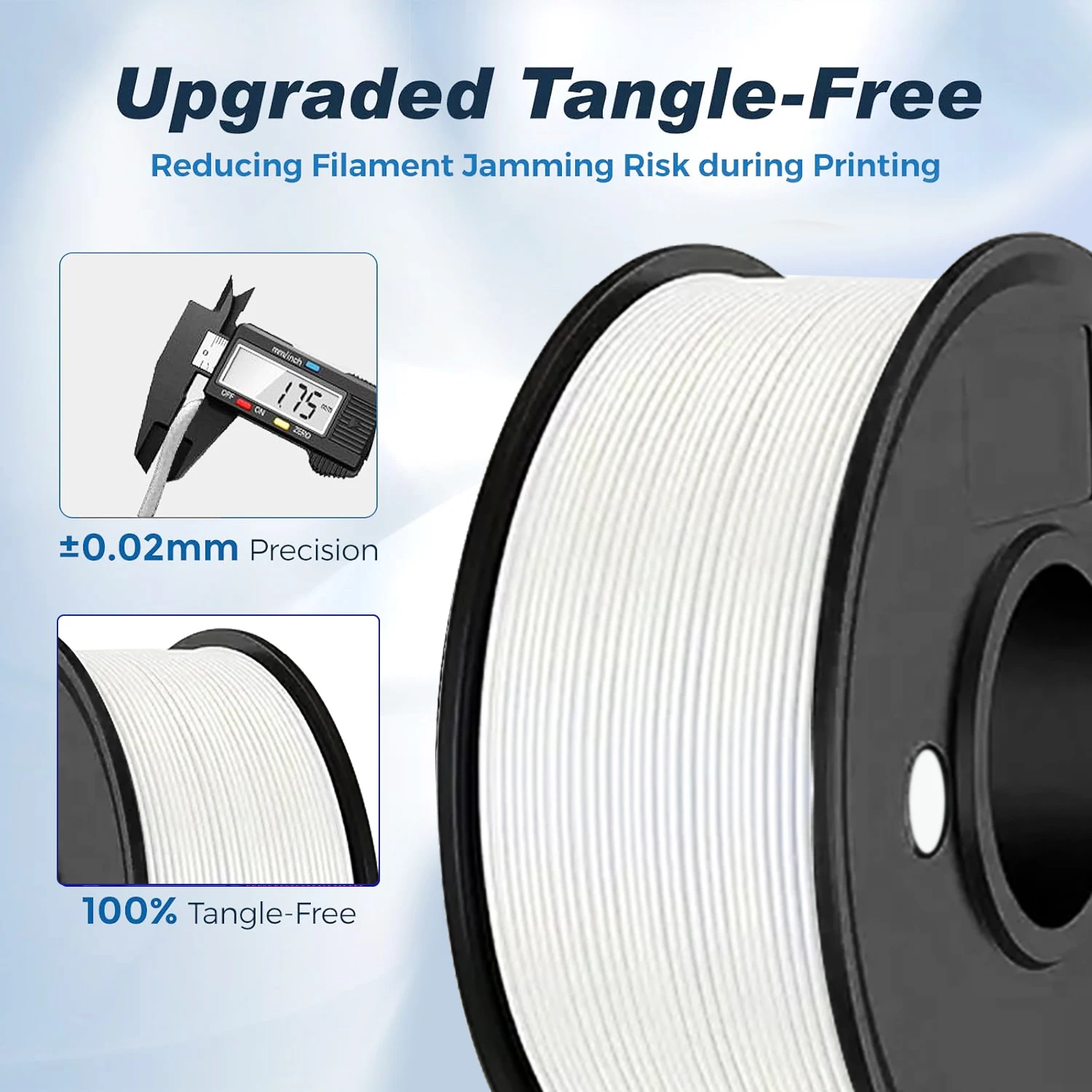 3D-Druck PLA-Filament 250g 80M Länge 1,75mm Durchmesser Premium-Qualitätsmaterialien – Detail 5