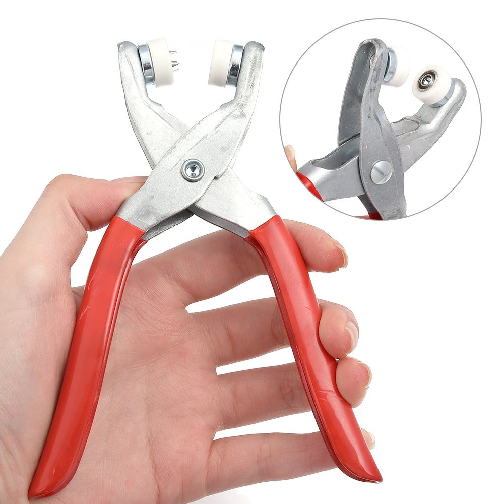 9.5mm Metal Hollow Five-Claw Snap Button For Installing Clothes Bag Sewing And DIY Craft Hand Pliers Tool