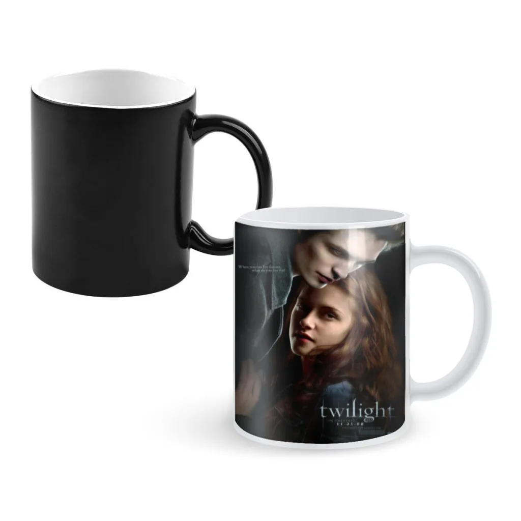 

Twilight Ceramics Coffee Mug Thermal Color-changing Birthday Gift Back To School Mug