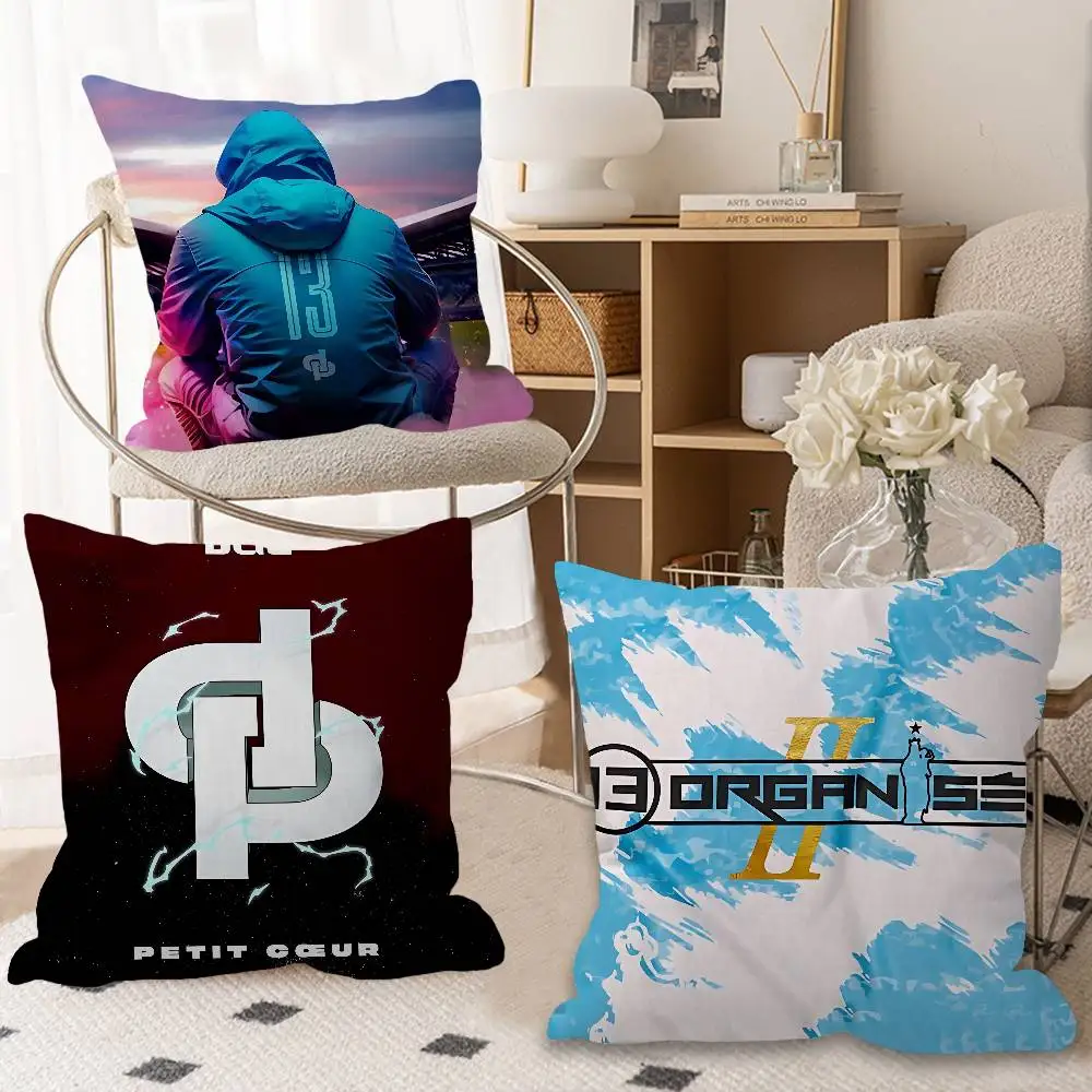 Rapper Jul Cushion Cover Car Throw Pillow Case For Sofa Car Christmas Gift 40x40cm 45x45cm