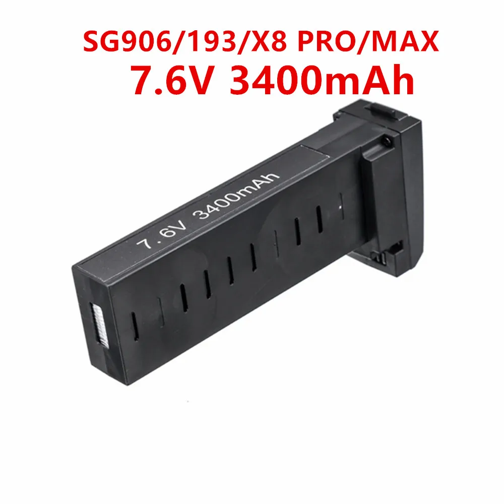 7.6V 3400mAh Lithium Polymer Battery Li-po Battery for SG906 Pro/Pro 2/Max /X7 PRO/ X8 pro RC Drone Spare Parts view 2