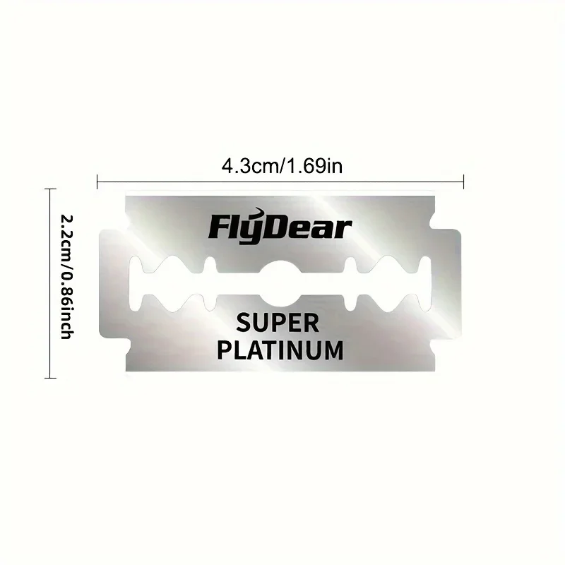 10/20/30 Lama per rasoio di sicurezza a doppio bordo Lame in acciaio inossidabile utilizzate per coltello pieghevole con rasatura e depilazione