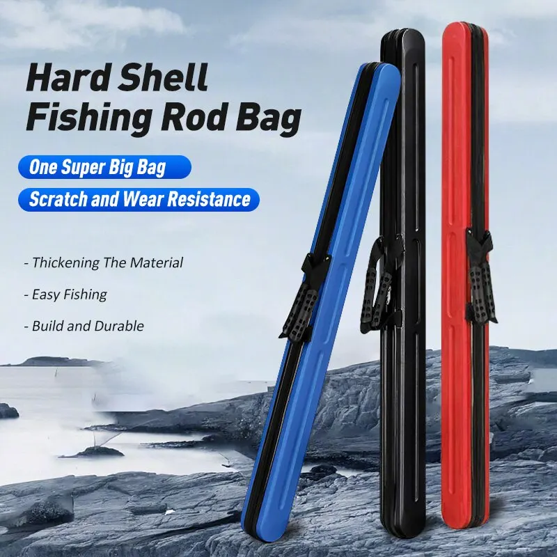 Portable ABS Fishing Rod Bag Fishing Auxiliary Bag 145cm*9CM*9CM Hard Case Rod Cover Fishing Hard Bags