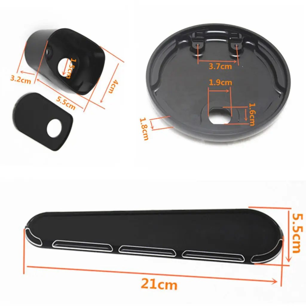 

Aluminum Fuel Tank 3D Dash Insert Protective Cover Motorcycle Gas Door Sticker Accessories for Harley FLT 2008-2013