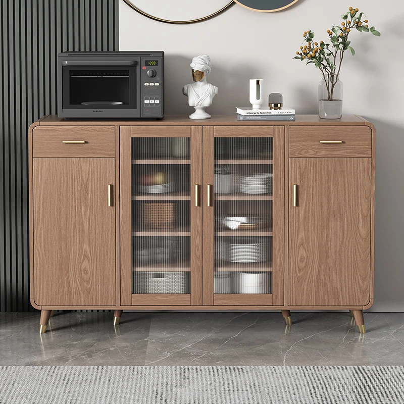 Zl Dining Room Side Cabinet Tea Cabinet Multi-Layer Locker Wall Cupboard