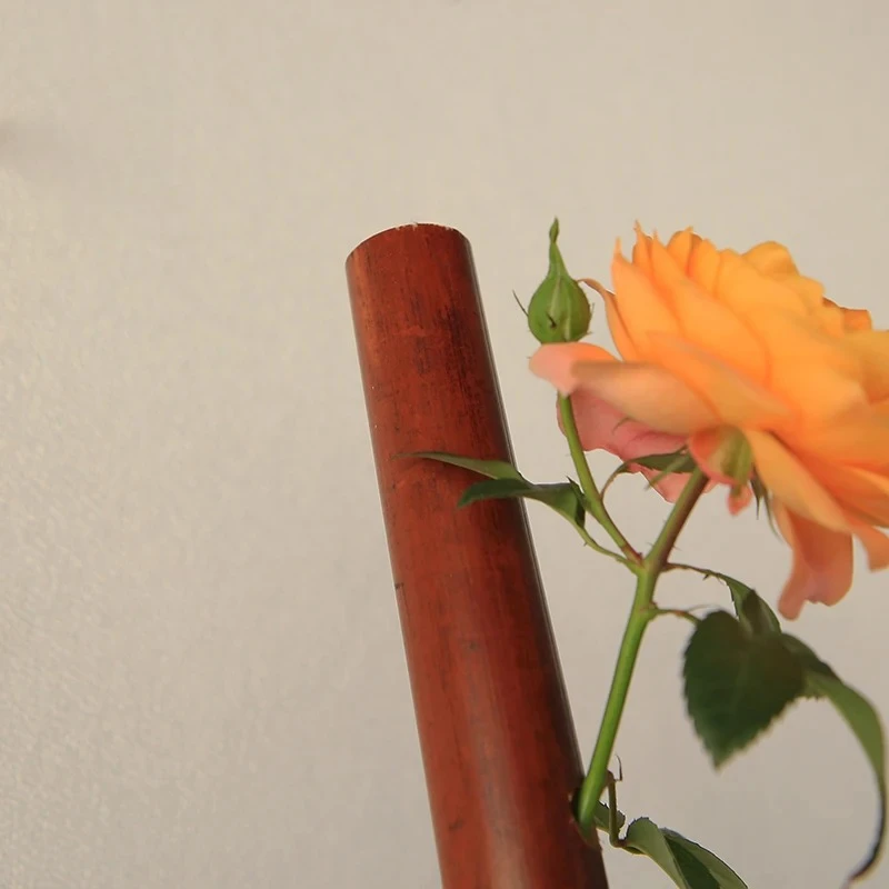 Creative Bamboo Flower Vase, Tea Room Wall Hanging Floral Ornament, Zen Dried Flower Insert,  Luxury Chinese Style Flower Holder
