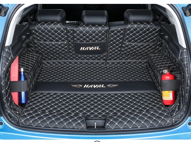 

For Haval Jolion 2021 2022 Accessories Rear Trunk Mat Car Trunk Leather Mats Parts Rear Boot Liner Styling Anti-Dirty Protector