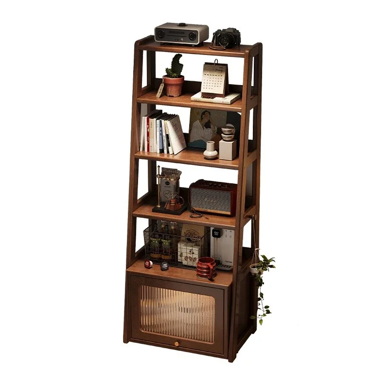

bookshelf shelf integrated cabinet household small apartment bookcase multi-layer locker bedroom bedside storage cabinet
