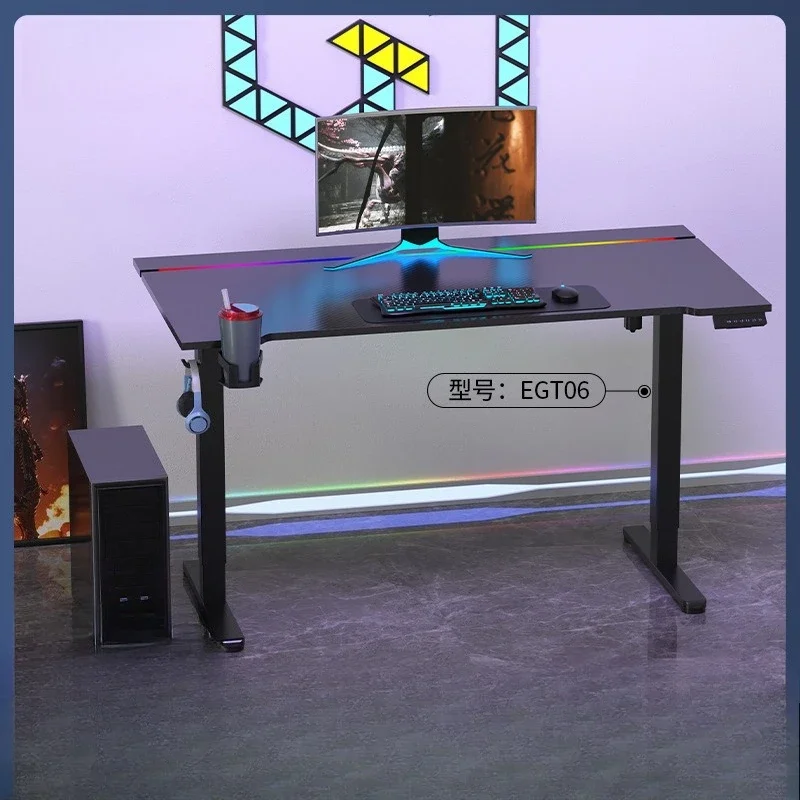 게이밍 리프팅 테이블 스탠딩 전동 컴퓨터 책상 전동식
