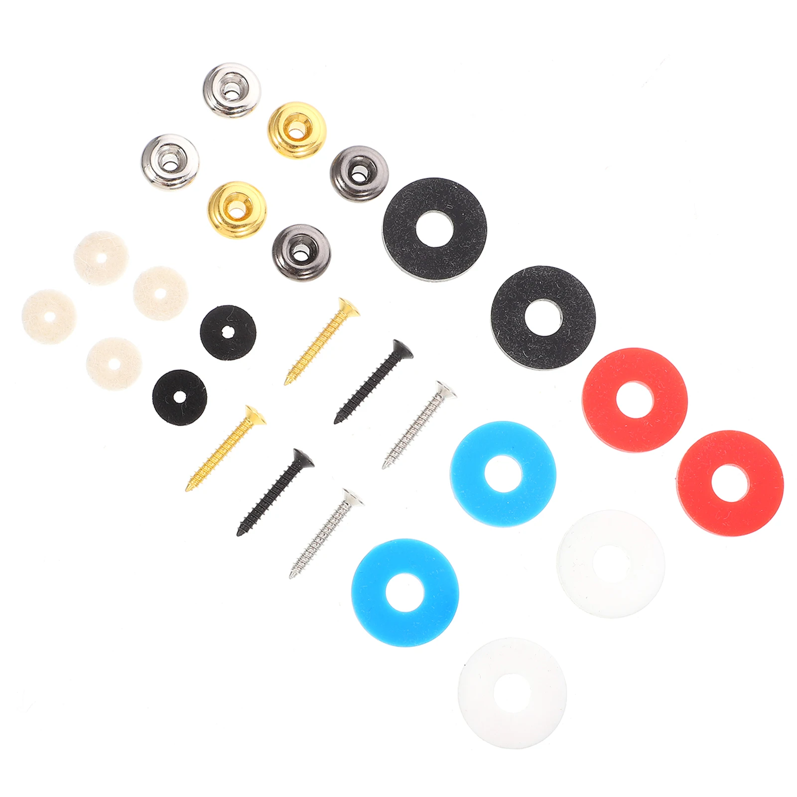 

Guitar Strap Button Non-s Tail Nail Belt End Pin Flat Head Supplies Lock Screw Bolt
