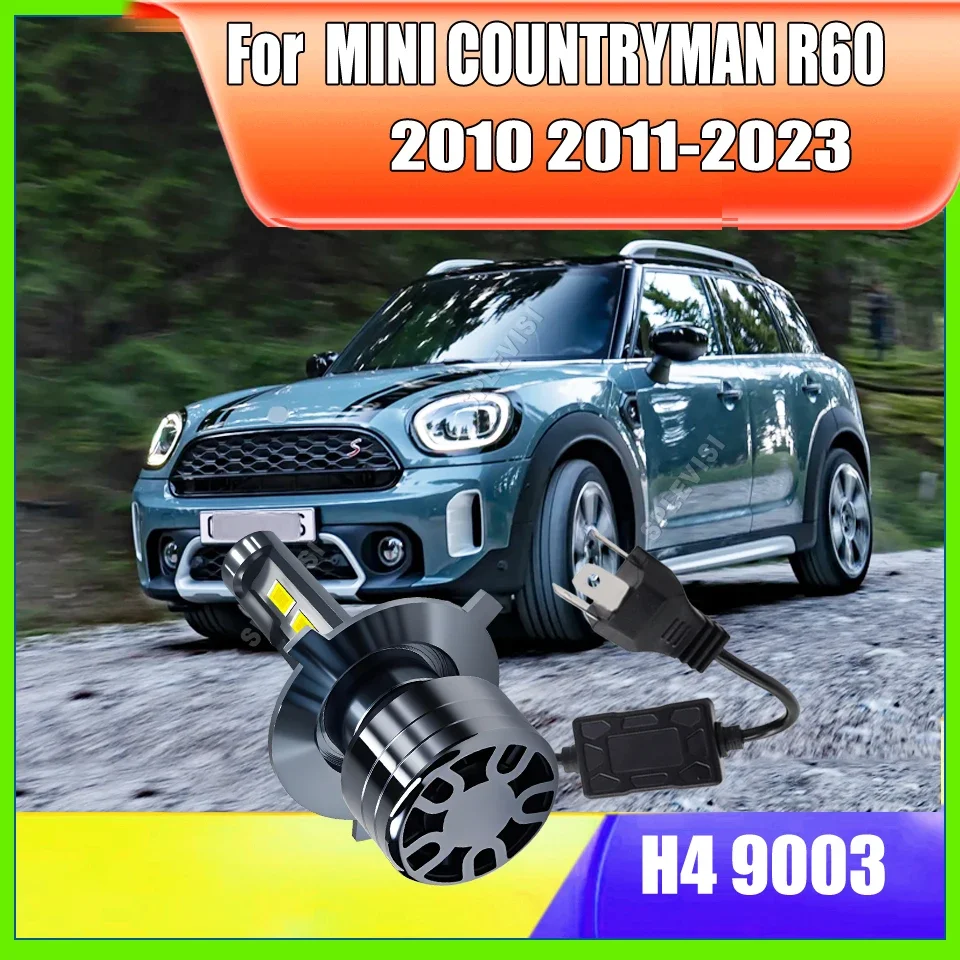 H4 LED Headlight Bulbs -18000 Lumen 500% Brighter Hi/lo Conversion Kit  For MINI COUNTRYMAN R60 2010 2011 2012 2013 2014-2023