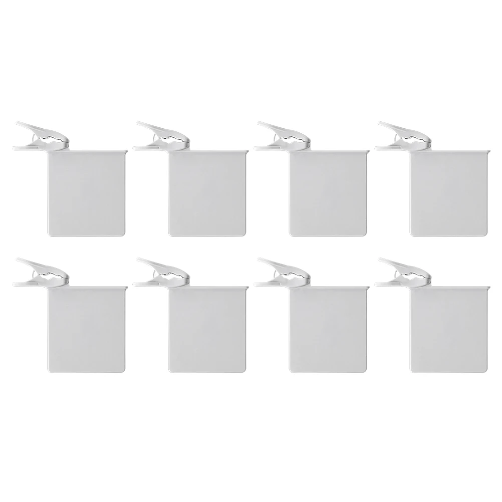 

8pcs Refrigerator Divider Clip Hanger Hanging Fridge Storage Side Door Freezer ganizer Container Kitchen Accessories