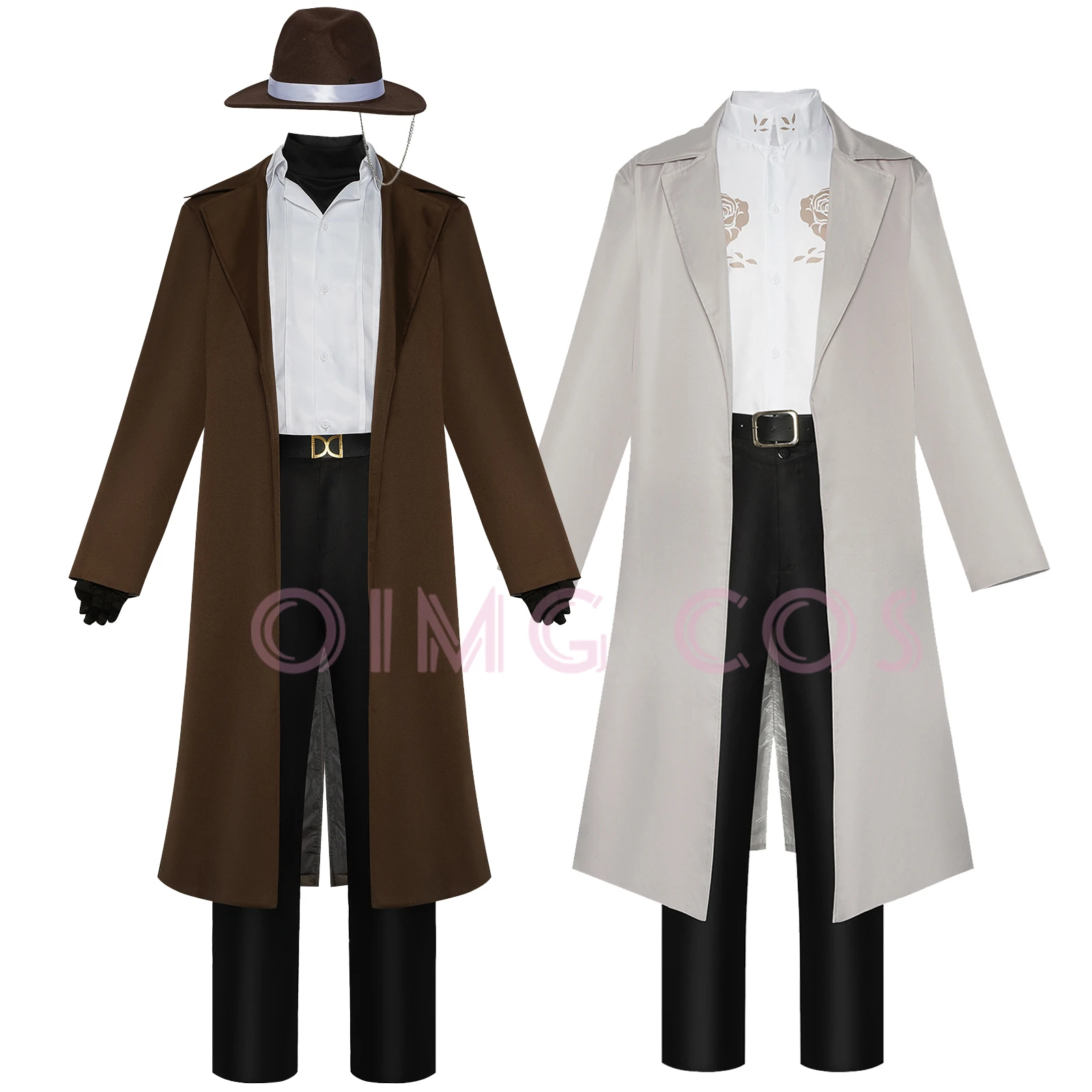 

Nakahara Chuuya Osamu Dazai Cosplay Costume 10th anniversary Bungo Stray Dogst Adult Uniform Wig Anime Halloween Costumes men