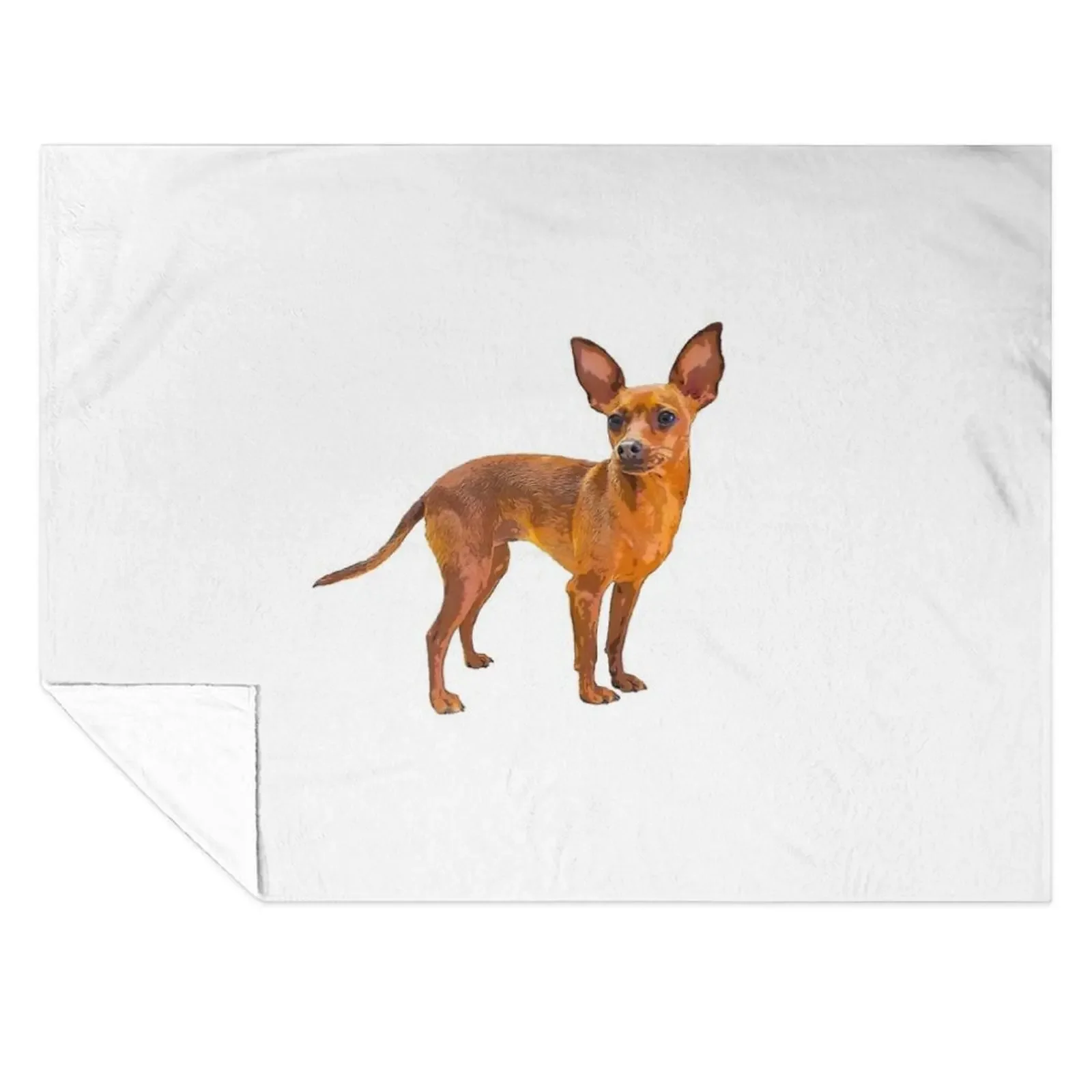 

Miniature Pinscher Red Cute Puppy Dog Throw Blanket for winter Single Summer Beddings Thermals For Travel Blankets