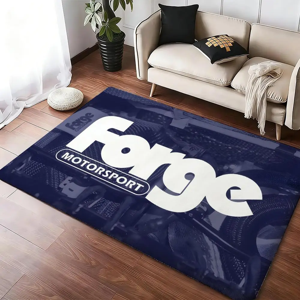 For-ge Tuning Parts Floor Mat Soft Thickened Absorbent Non-Slip Bedroom Living Room Door Mat Home Decor Flannel Rugs