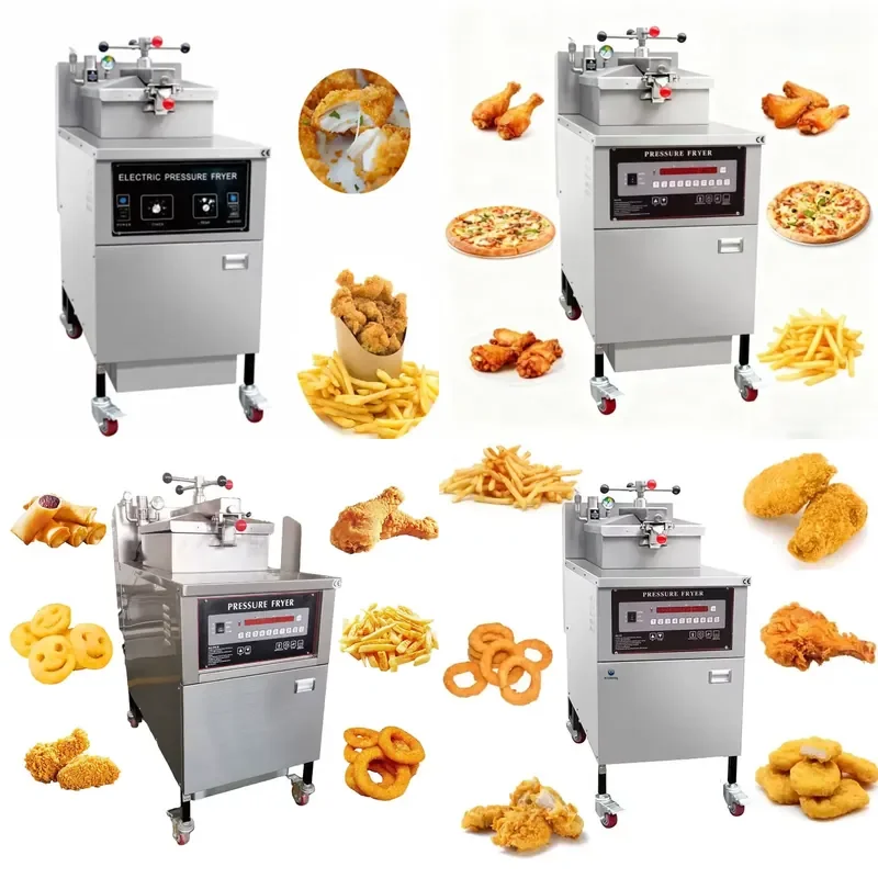 2026 Chicken Pressure Fryer Commercial Digital Type Pressure Frying Machine Brosted Fried Chicken Machine