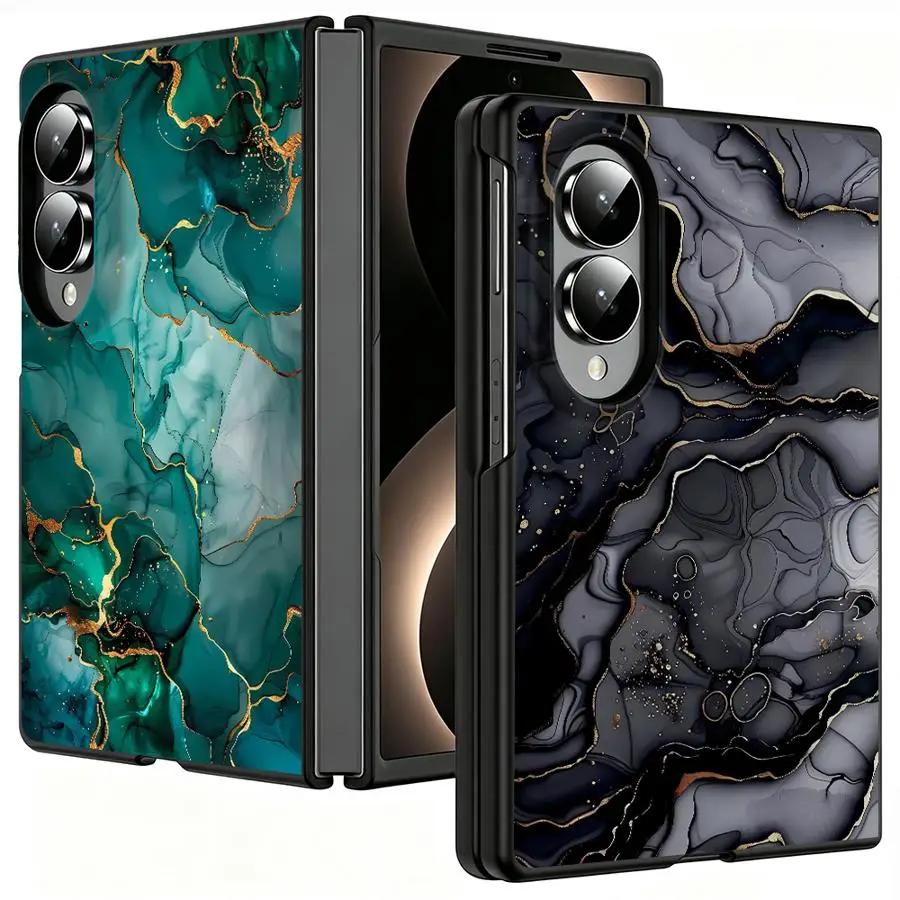 Case for Samsung Galaxy ZFold8 ZFold Wide Z Fold8 Fold 8 Phone Cover Marble Quicksand Pattern Just Printing
