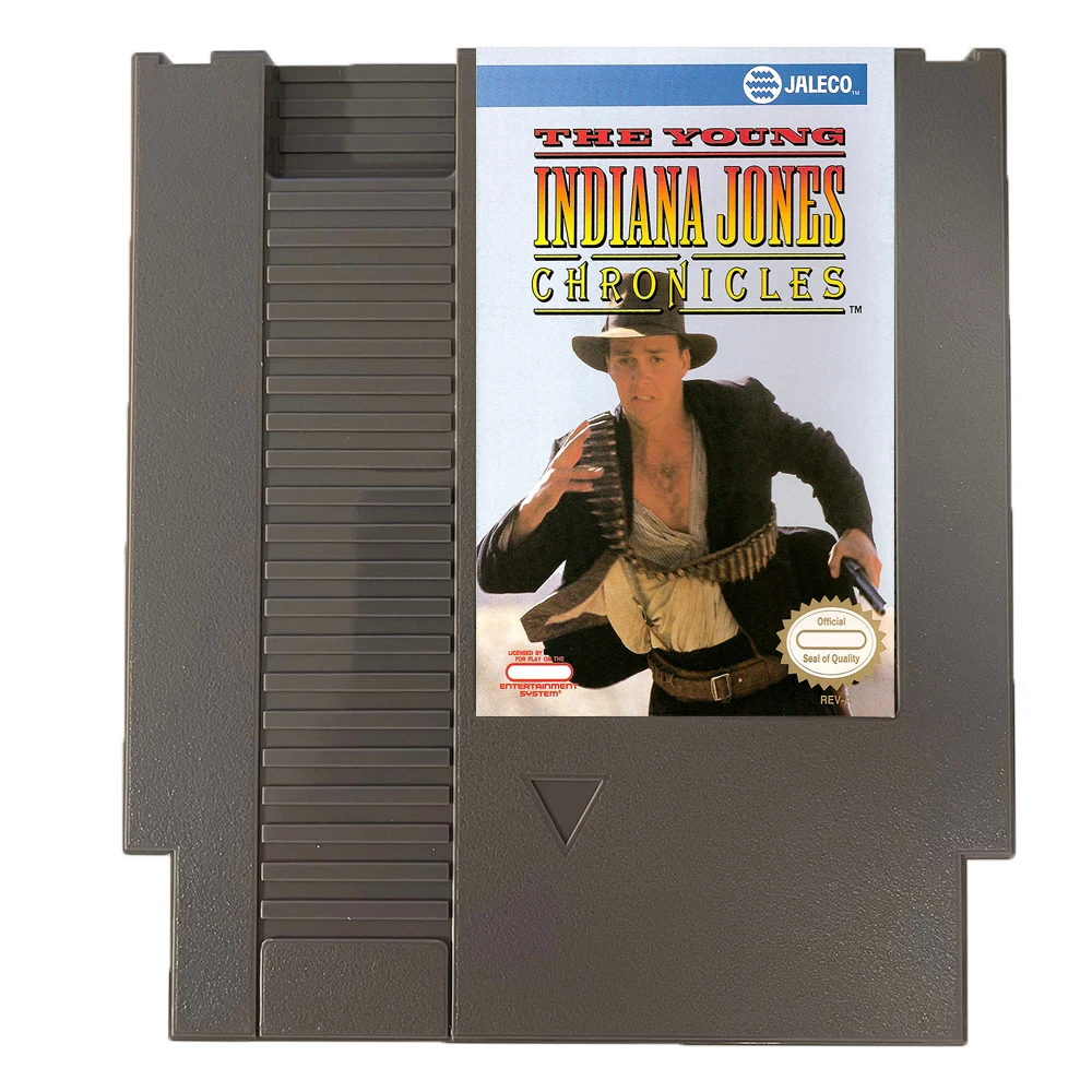 The Young Indiana Jones Chronicles For NES Super Games 72 Pins 8 Bit Game Card Cartridge,for NES Retro Game Console - English