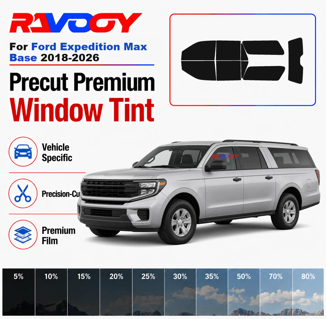 premium-precut-window-tint-kit-front-rear-windows-rear-windshield-for-ford-expedition-max-base-2018-2026-nano-ceramic-film