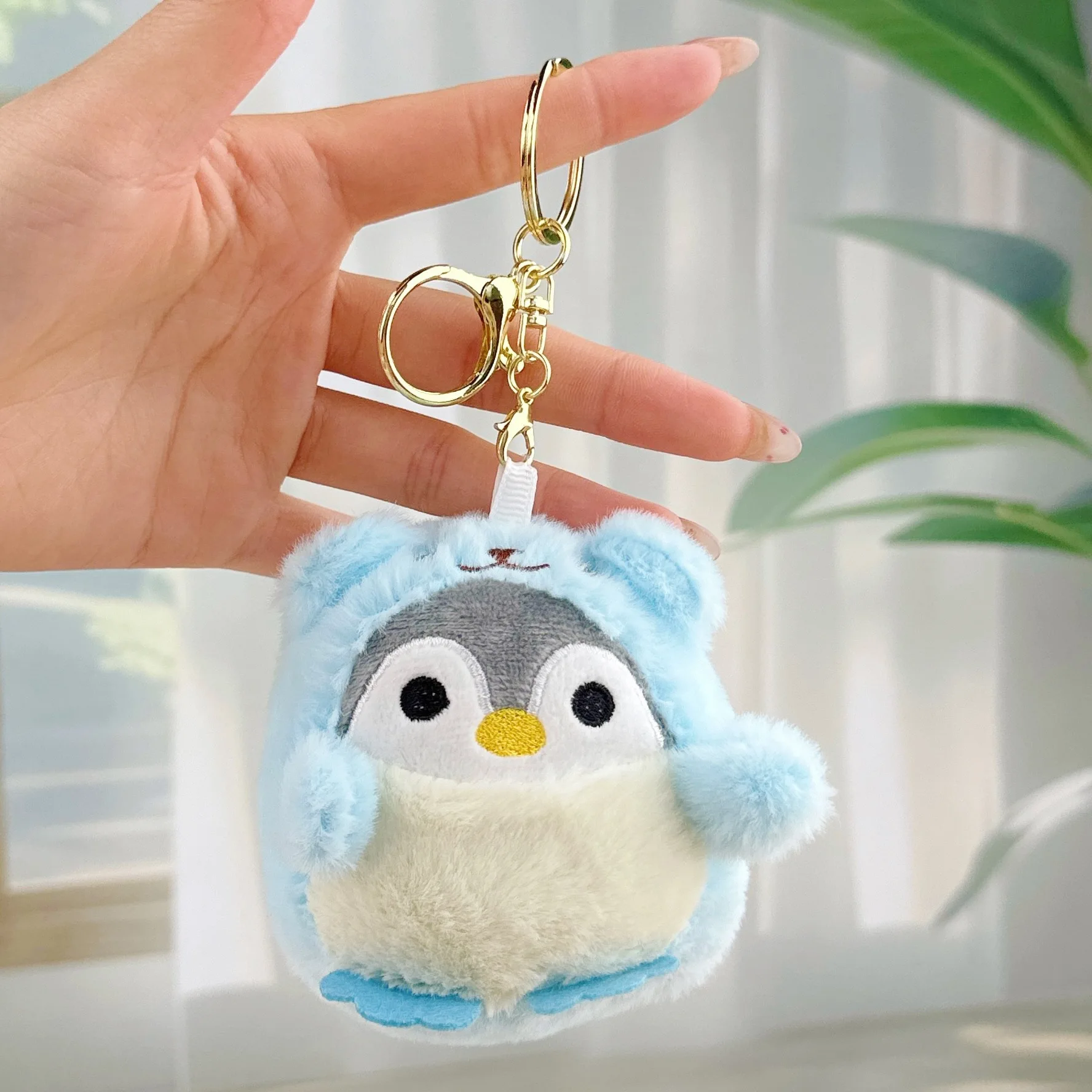Cartoon Cute Dress-up Penguin Figurine, Douyin Style Dress-up Little Penguin Plush Toy Pendant view 6