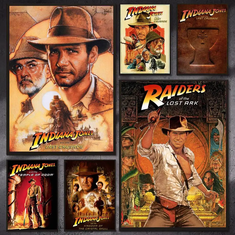 Adventure Movie R-Raiders Lost Ark Poster PP Wall Decor Posters Celebrity Art Prints Aesthetic Wall Art Bedroom Office Home Gift