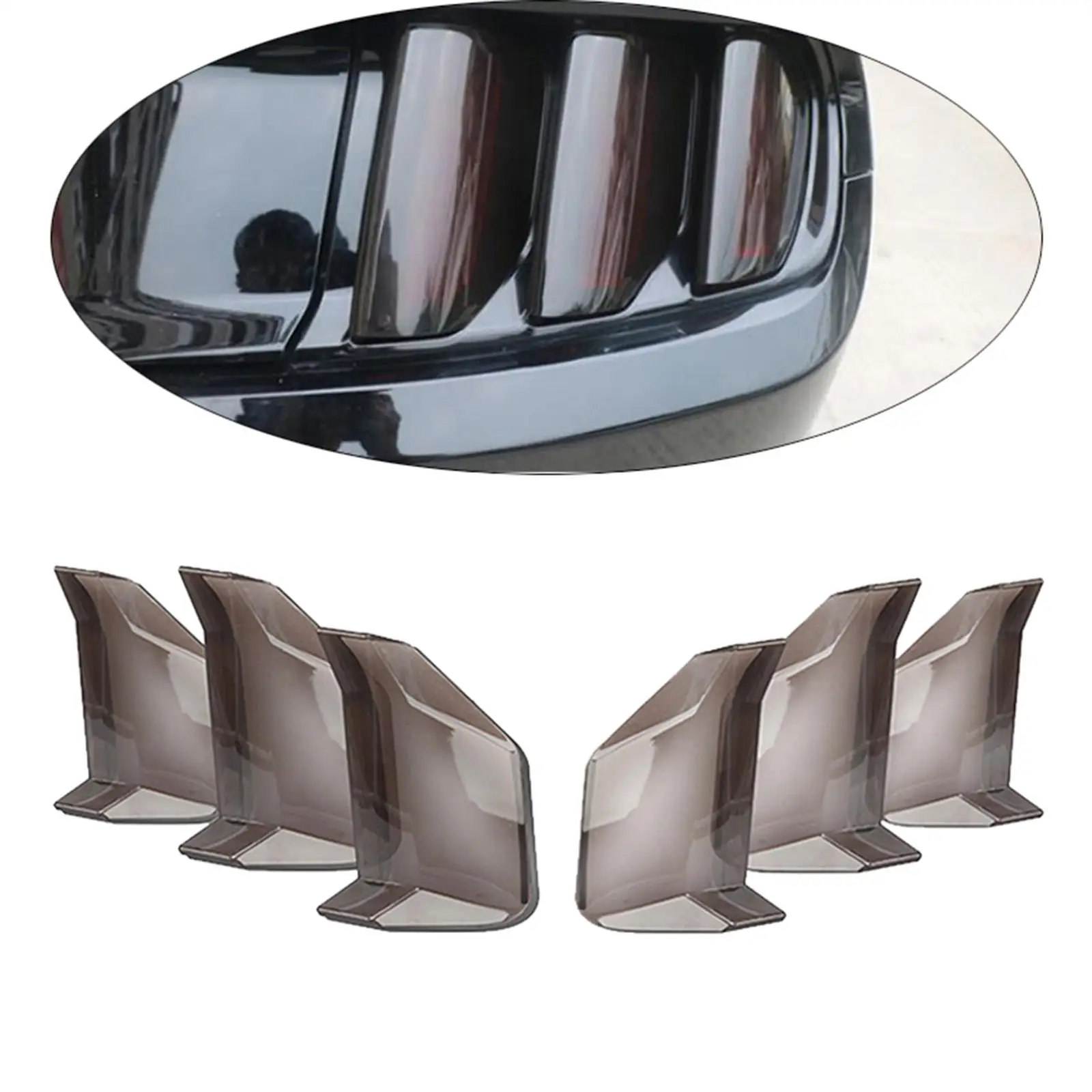 Car Styling Smoked Black Tail Light Cover Lamp Frame Protector ABS for Ford Mustang 2018 2019 Accessories