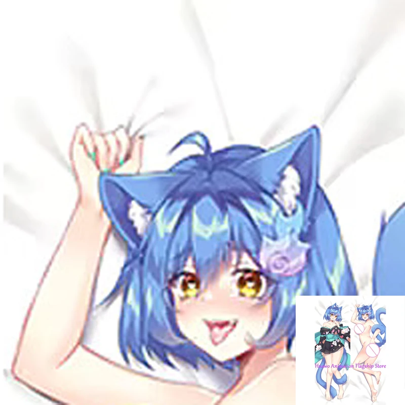 

Dakimakura Anime Pillow Cover Neku Ruru Double Sided Print 2Way Cushion Cover Xmas Gifts