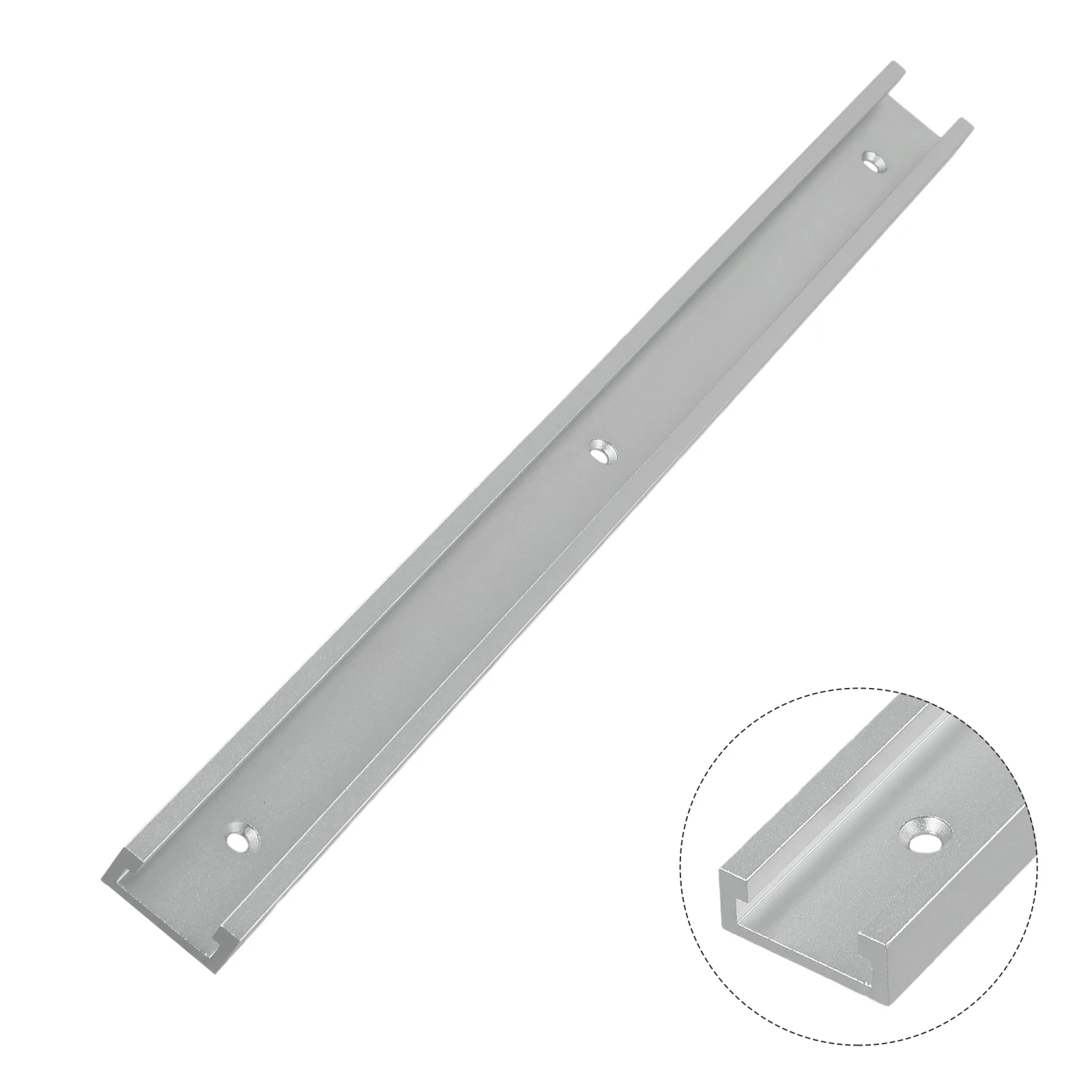 for aluminium for loy for t-track 300-600mm Silver 30Type for Woodworking with for miter Bar Compatible T Slot for chute Rail