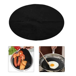 5/2Pcs Reuseable Non-stick Pan Fry Liner Sheet Cooking Oil Sheet Pad Teflon-coated Fiberglass Cloth Kitchen Tool Frying Pan Pad