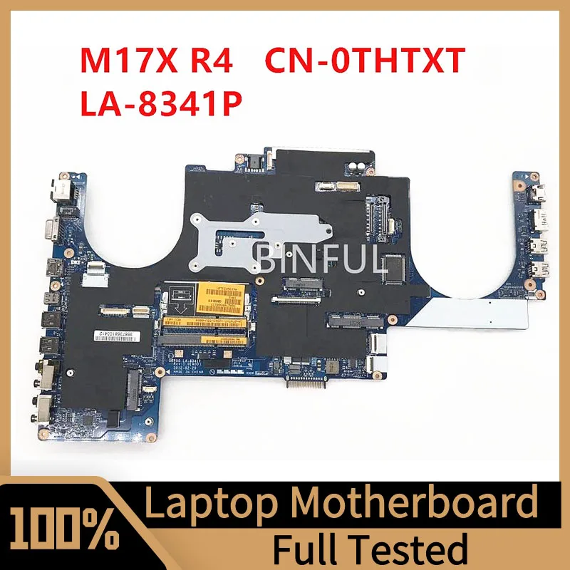 

CN-0THTXT 0THTXT THTXT Mainboard For DELL Alienware M17X R4 Laptop Motherboard QBR00 LA-8341P SLJBC HM77 100% Full Tested Good