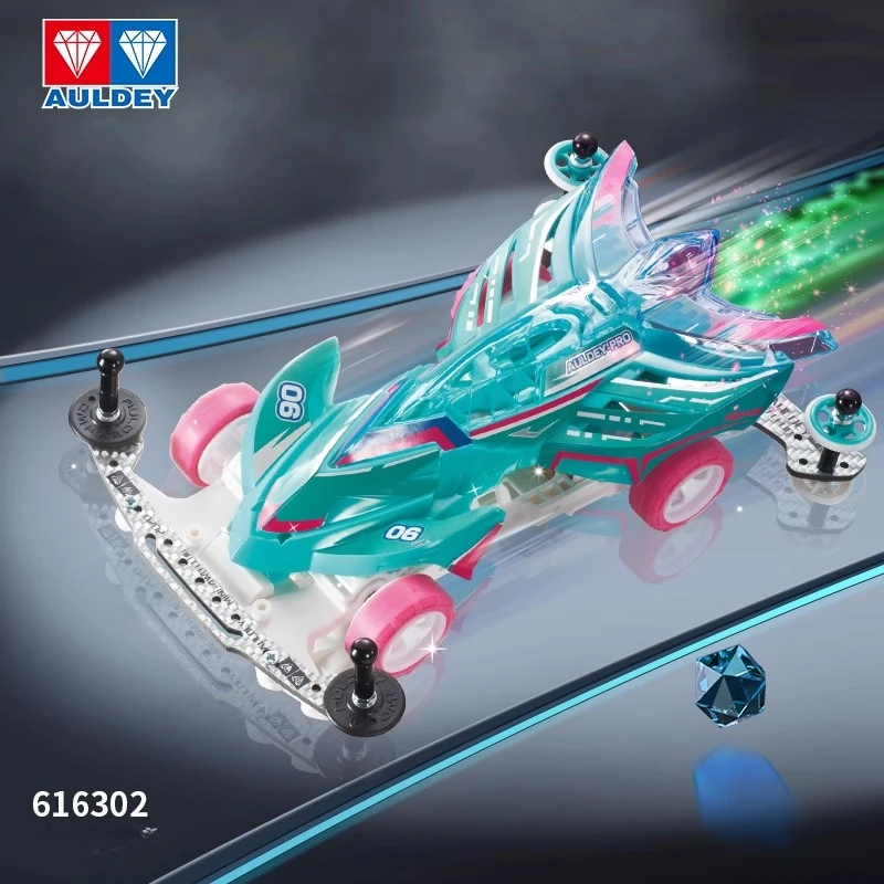 

In Stock AULDEY‌ Original Four-wheel Drive Dream Team Competition Special Racing Cars Can Be Used Model Ornaments Holiday Gift