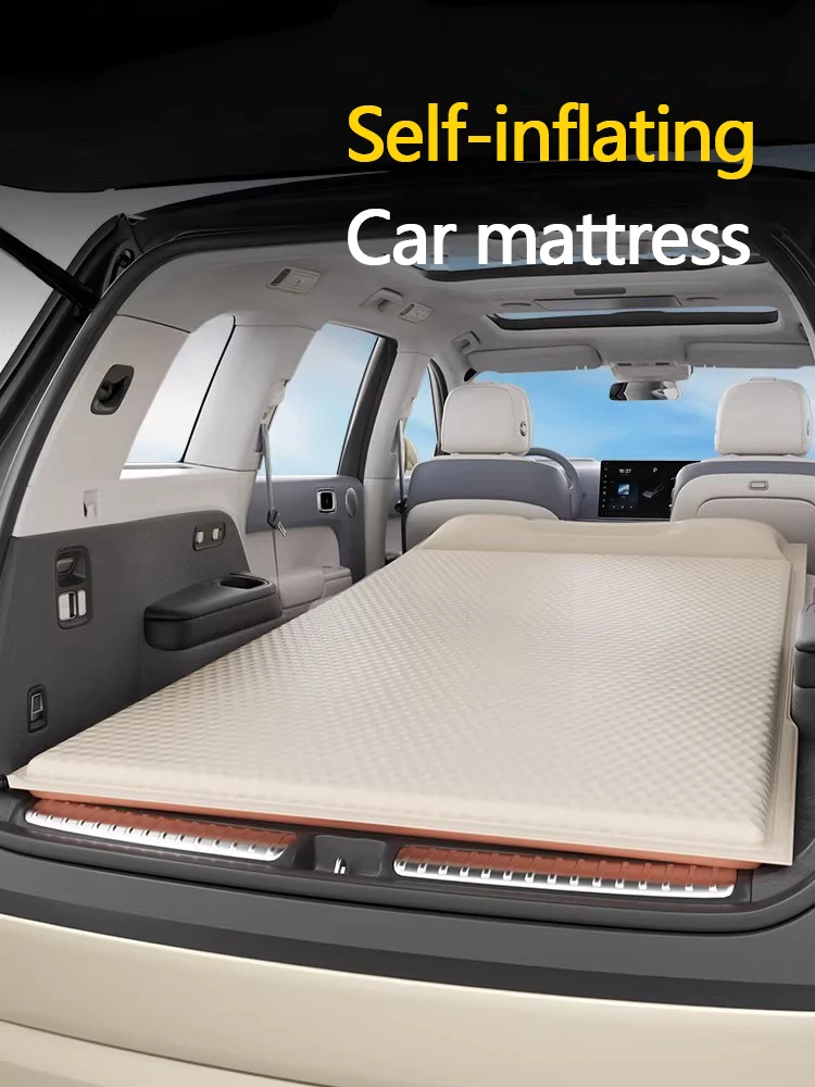Car Travel Bed, Automatic Inflatable Car Trunk Mattress, Car Inflatable Bed, SUV-Specific Leveling Pad, Car Sleeping Products