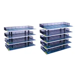 1/32 Diorama Car Parking Lot Display Case Display Stand for Alloy Car Model Toy Scenery Acrylic Organizer Diecast Car Garage