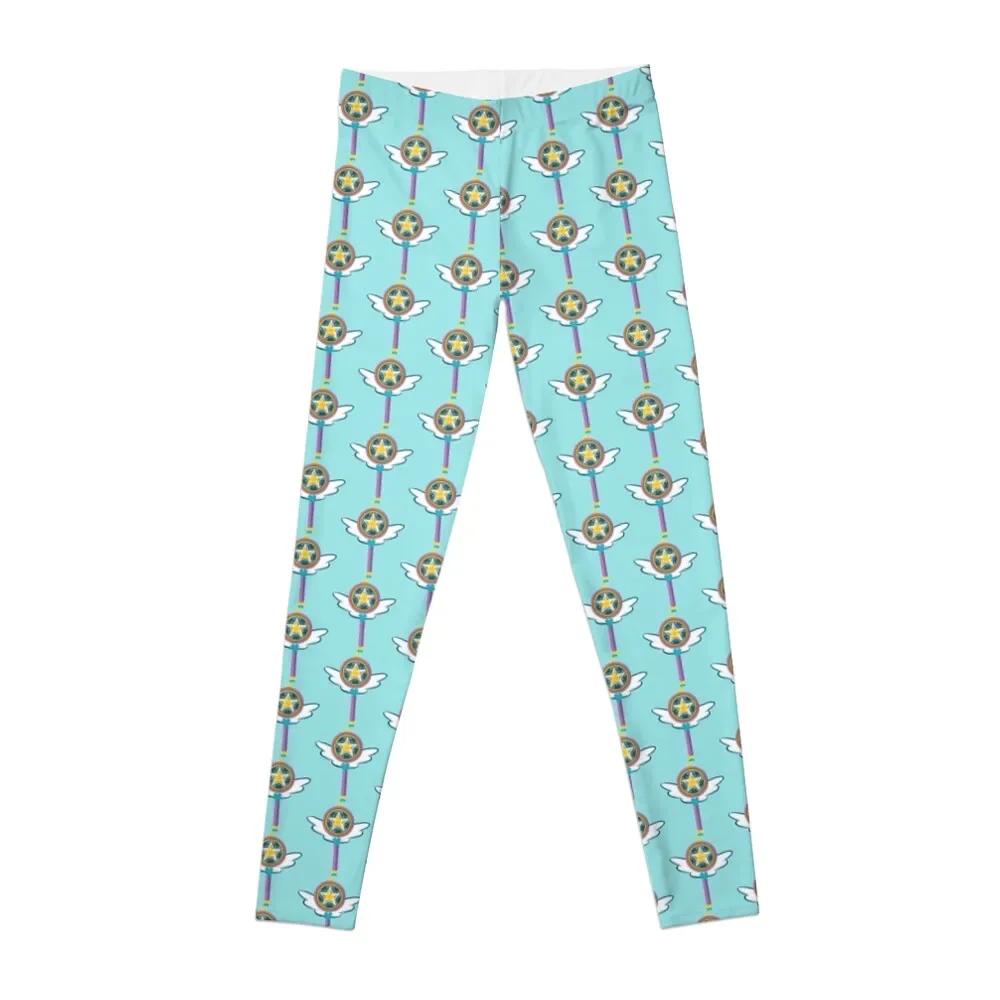 

Star Butterfly's Wand Leggings sports shirts gym sporty woman push up active wear for physical Womens Leggings