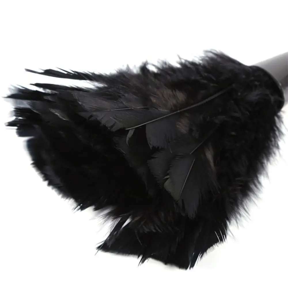 New Anti-static Car Washer Cleaner Turkey Feather Duster Plastic Handle Home Cleaning view 3