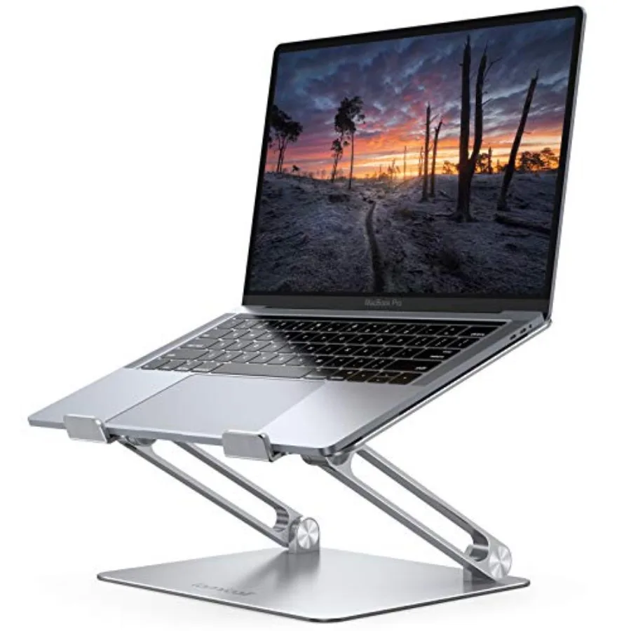 

Adjustable Laptop Stand Portable Laptop Riser Aluminum Laptop Stand for Desk Foldable Ergonomic Computer Notebook Holder for Ma